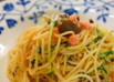 ＊しめじと豆苗の明太子パスタ＊