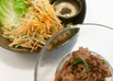 牛肉の爽やか炒め★たっぷり野菜包み