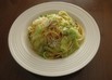 春キャベツとシラスのスパゲティ