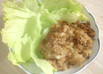 ☆納豆とこうや豆腐のレタス包み☆