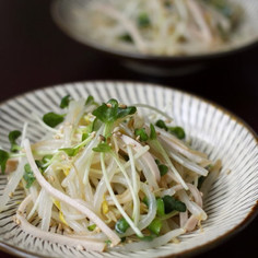 もやしとハムの中華風和え物 もやしとハムの中華風和え物