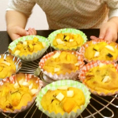 アレっ子に捧ぐ★かぼちゃのカップケーキ アレっ子に捧ぐ★かぼちゃのカップケーキ