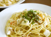 シーフードクリームソースパスタ♪