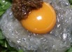 生しらす納豆の醤油麹和え