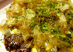 ♪エビたっぷりの山芋入りお好み焼き♪