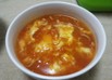 水なしで濃厚☆トマトとふわふわ卵のスープ