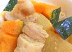 豚バラと大根カボチャ☆ごま味噌バター煮