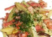 セロリとベーコンの炒め物