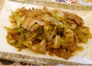 たっぷり春キャベツと豚の生姜焼き