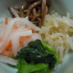 4種のナムル