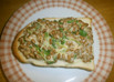 豆苗入り納豆トースト