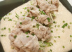 長芋ソースで冷しゃぶサラダ