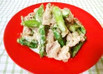 ☸アスパラ＆豚肉のチーズマヨ炒め☸