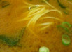 そうめん入りお味噌汁