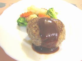 卵・乳製品を使わないハンバーグ