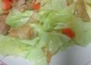 春キャベツ➕冷蔵庫野菜➕鶏肉の炒め物
