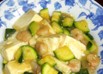 豆腐＆小エビとズッキーニの中華旨煮