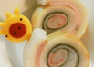 お弁当キャラ弁大葉ハムかにかまちくわ巻き