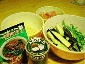 タイ風グリーンカレー