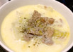 白菜と豚肉のとろとろミルクスープ♪
