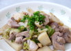 鶏とたけのこの中華炒め