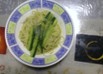 胡瓜のパスタ