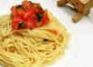 冷製パスタ　トマト＆バジル