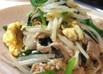 豚コマ特売！
安くて美味しいニラ玉炒め‼