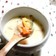 白味噌仕立ての和風クラムチャウダー。 白味噌仕立ての和風クラムチャウダー。