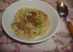 簡単ソラマメと豚肉のまぜごはん