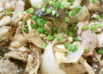 豚肉ときのこのレモンマスタード炒め