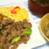 牛肩ロースと青梗菜の和風炒め