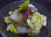 セロリとタコのサラダ