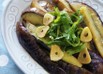 ～フライパンで焼きナス～にんにくポン酢