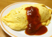 混ぜるだけのチキンライスdeオムライス♪