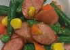 ウィンナーの粉チーズ炒め
