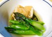アスパラとお揚げのサッと煮