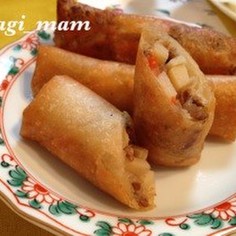 味付け簡単★かつお出しの素で春巻き！