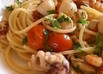 南イタリアでいただいた魚介のパスタ