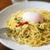 温玉のせ☆しらすと大葉の和風パスタ
