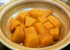 土鍋でかぼちゃ煮