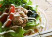 わかめとツナのサラダうどん