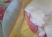 卵白消費♪チーズと～すとハムエッグのせ☆