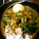 ホウレン草と玉子のツナカレー