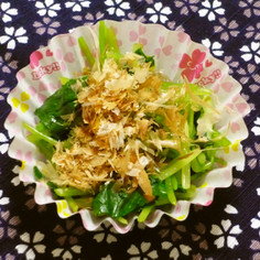 お弁当の箸休めに♬ 三つ葉のおかかポン酢 お弁当の箸休めに♬ 三つ葉のおかかポン酢