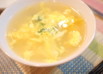ブロッコリーと玉子の中華スープ