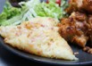 じゃがいもの粉チーズ焼き
