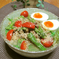 アジア風☆ガパオ風♪具沢山塩ラーメン