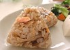 舞茸と鮭の炊き込みご飯…