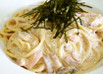 いか明太子のクリームソースパスタ♪